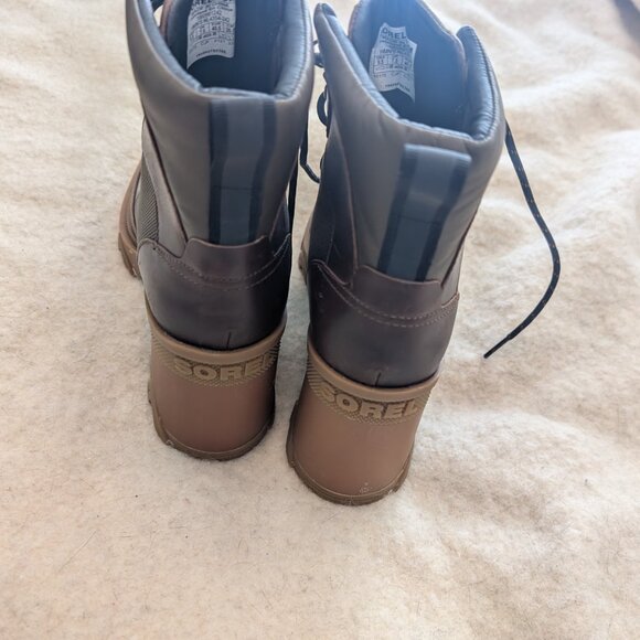 Sorel Brex Heel Lace Bootie 39.5 9.5 W - Picture 3 of 5